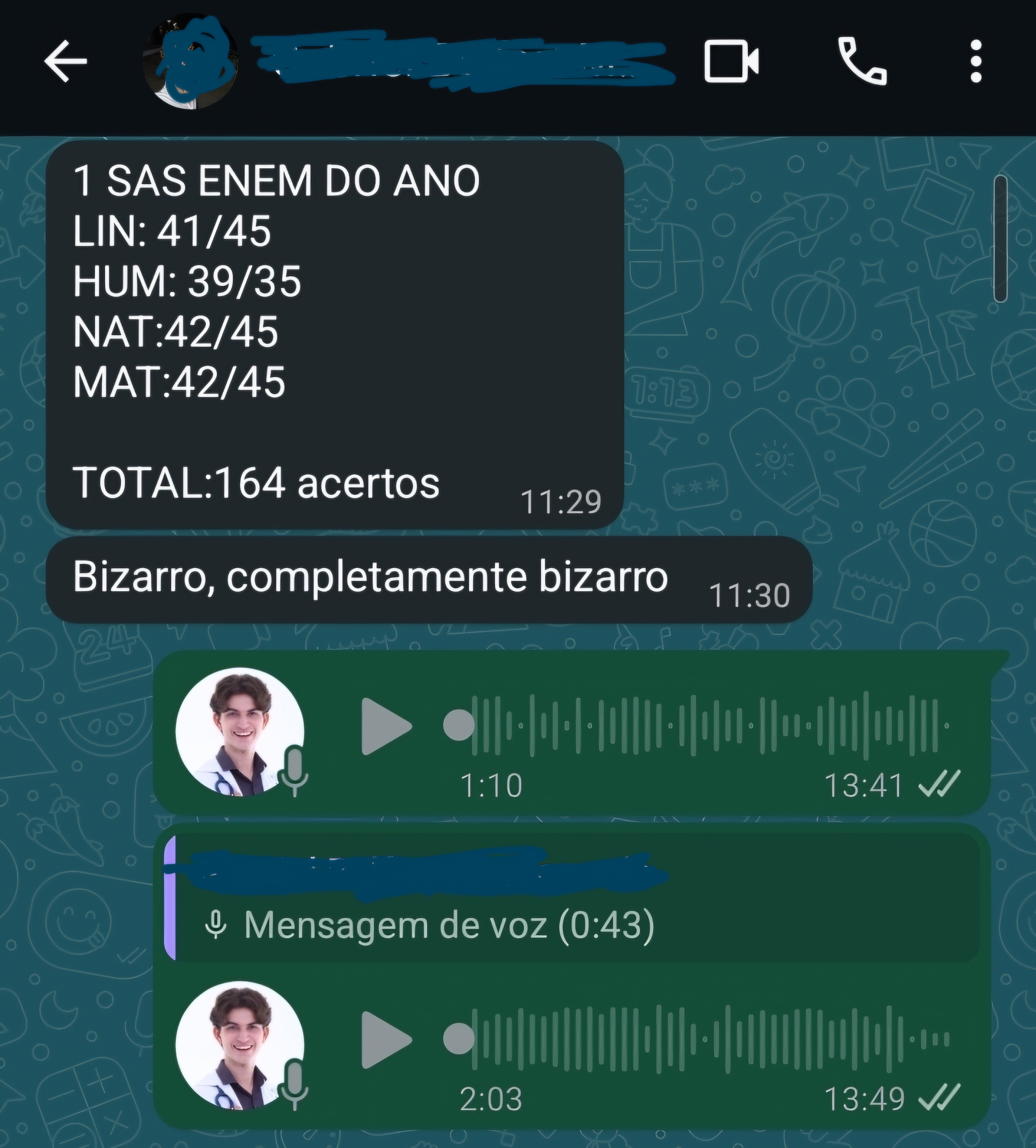 Depoimento de aluno aprovado em medicina 7